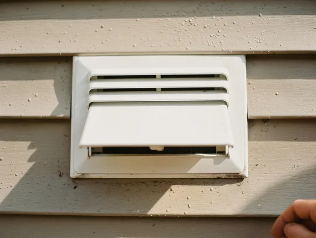 Jerome Dryer Vent Cleaning technician performing professional exhaust vent cleaning at a residential property in Jerome